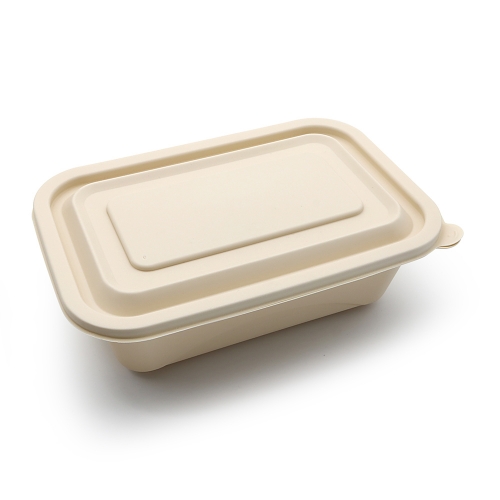 Corn Starch Take Out Heatable Food Containers | Luzhou Pack